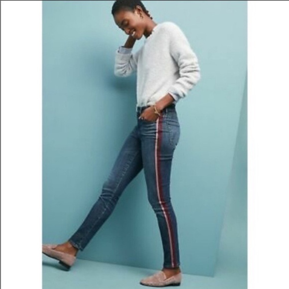 ✨SOLD✨MOTHER - Looker Here Racer Jeans (31) - Picture 1 of 16
